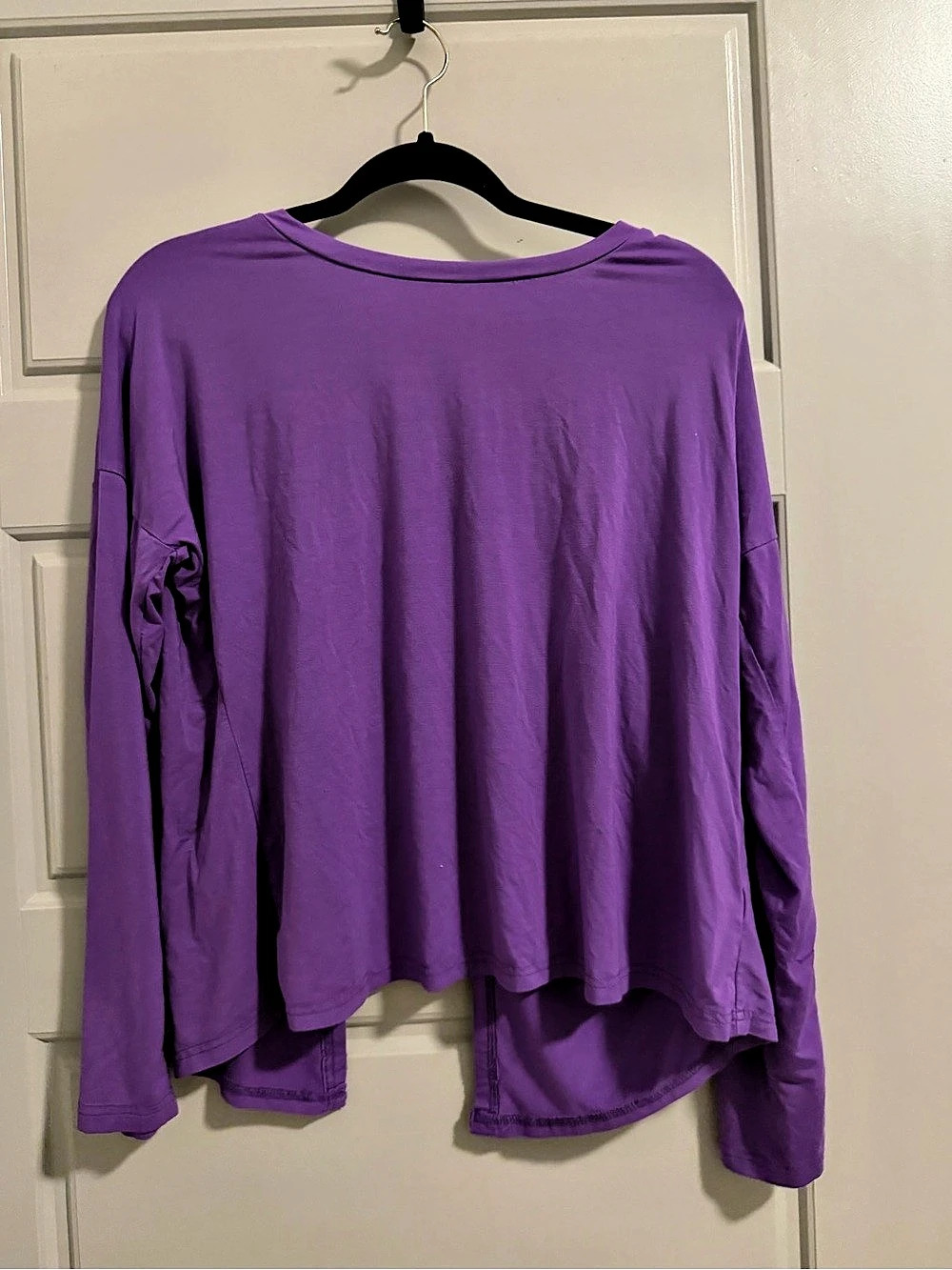Purple Long Sleeve Top Size Medium Like New